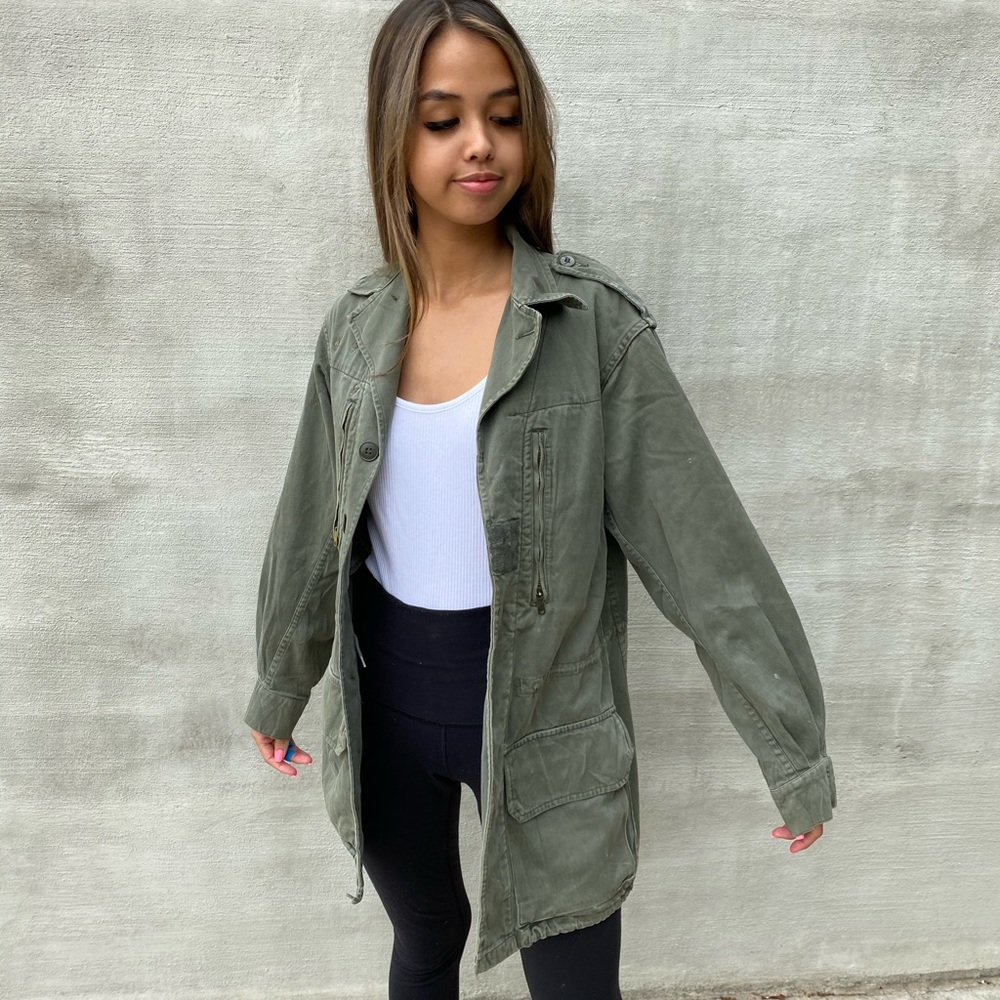 UO Distressed Trucker Jacket